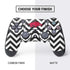 University of Arkansas-Fayetteville Chevron Print PS4 Controller Skin