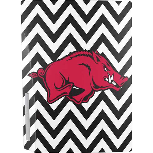 University of Arkansas-Fayetteville Chevron Print PS5 Bundle Skin