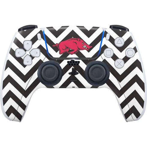 University of Arkansas-Fayetteville Chevron Print PS5 Controller Skin