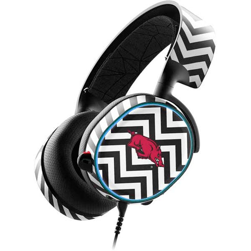 University of Arkansas-Fayetteville Chevron Print SteelSeries Arctis 3 Skin