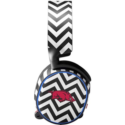 University of Arkansas-Fayetteville Chevron Print SteelSeries Arctis 3 Skin