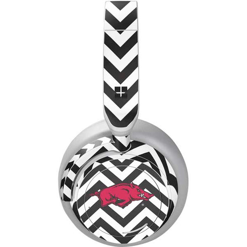 University of Arkansas-Fayetteville Chevron Print Surface Headphones Skin