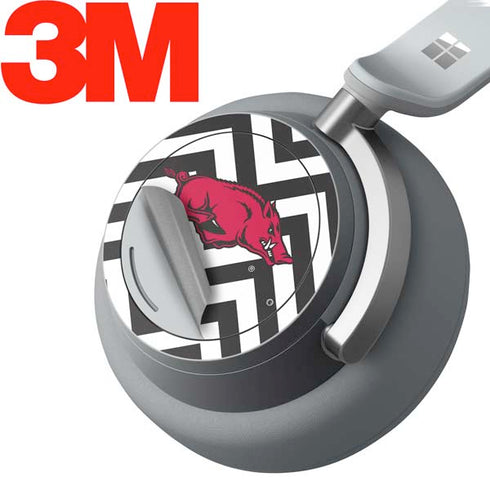 University of Arkansas-Fayetteville Chevron Print Surface Headphones Skin