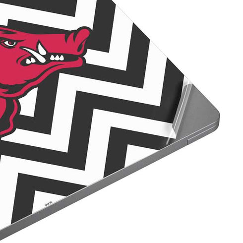 University of Arkansas-Fayetteville Chevron Print Universal Laptop 11in (8.8 x 6.2in) Skin