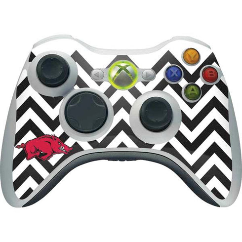 University of Arkansas-Fayetteville Chevron Print Xbox 360 Wireless Controller Skin