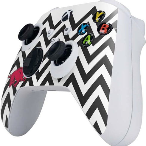 University of Arkansas-Fayetteville Chevron Print Xbox Series S Controller Skin