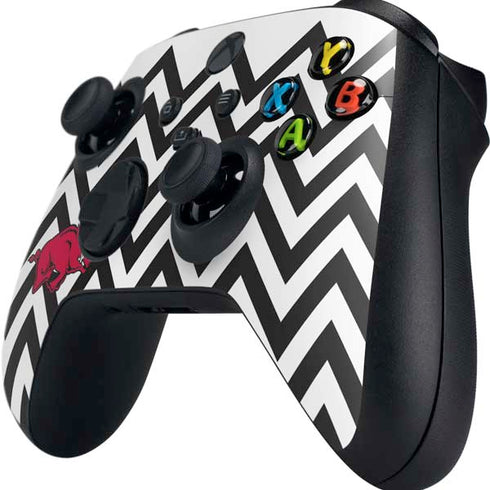 University of Arkansas-Fayetteville Chevron Print Xbox Series X Controller Skin