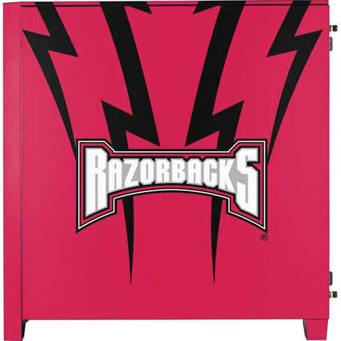 University of Arkansas-Fayetteville Razorbacks Corsair 4000D Tempered Glass Mid-Tower ATX Case Skin