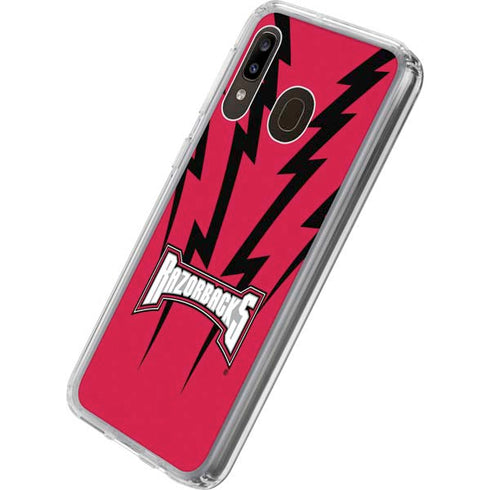 University of Arkansas-Fayetteville Razorbacks Galaxy A20 Clear Case