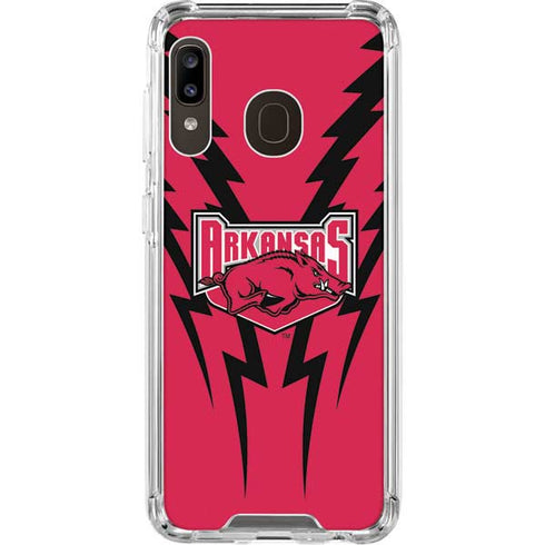 University of Arkansas-Fayetteville Razorbacks Galaxy A30 Clear Case