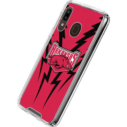 University of Arkansas-Fayetteville Razorbacks Galaxy A30 Clear Case