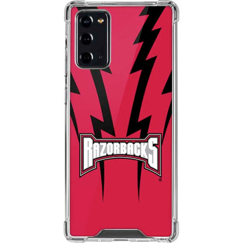 University of Arkansas-Fayetteville Razorbacks Galaxy Note20 5G Clear Case