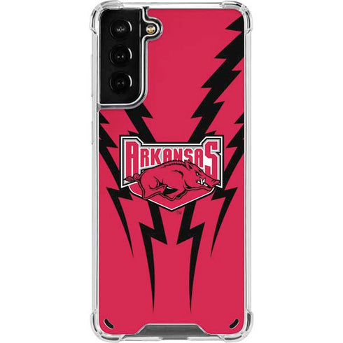 University of Arkansas-Fayetteville Razorbacks Galaxy S21 Plus 5G Clear Case