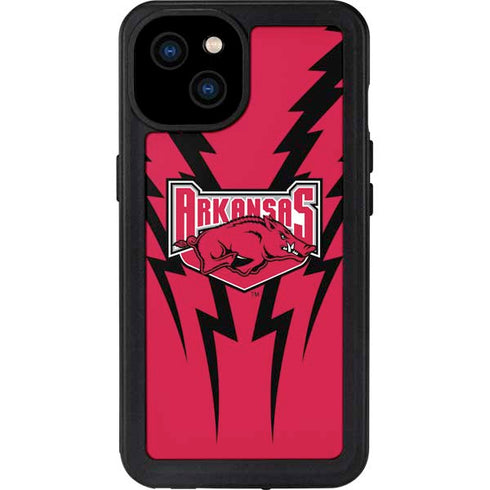 University of Arkansas-Fayetteville Razorbacks iPhone 15 Plus Waterproof Case