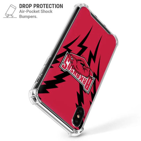 University of Arkansas-Fayetteville Razorbacks iPhone XS Max Clear Case