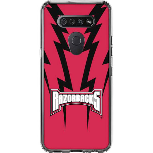 University of Arkansas-Fayetteville Razorbacks LG K51/Q51 Clear Case