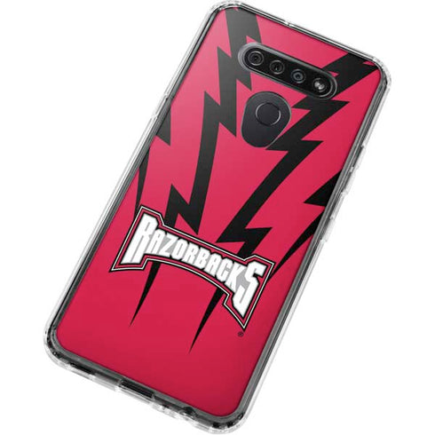 University of Arkansas-Fayetteville Razorbacks LG K51/Q51 Clear Case