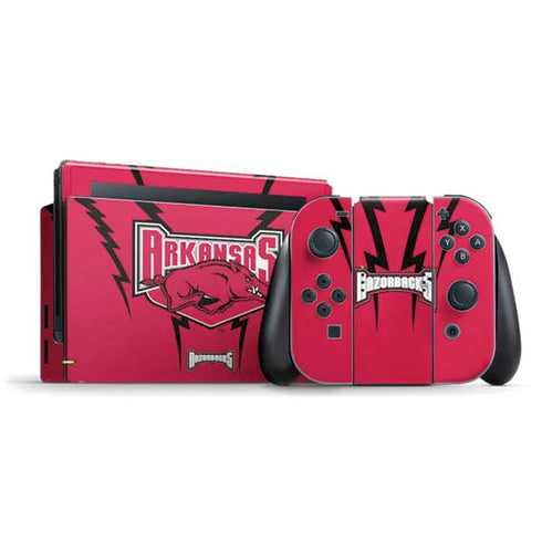 University of Arkansas-Fayetteville Razorbacks Nintendo Switch Bundle Skin