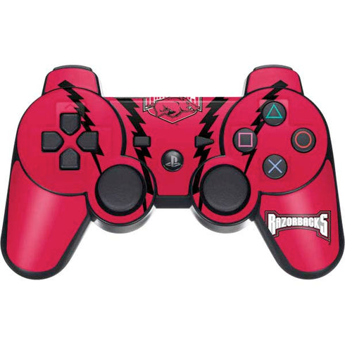 University of Arkansas-Fayetteville Razorbacks PS3 Dual Shock wireless controller Skin