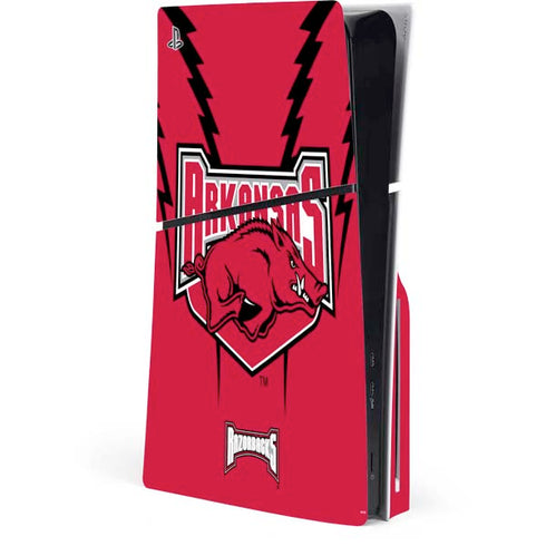 University of Arkansas-Fayetteville Razorbacks PS5 Slim Disk Console Skin