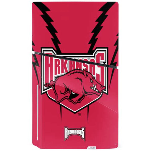 University of Arkansas-Fayetteville Razorbacks PS5 Slim Disk Console Skin