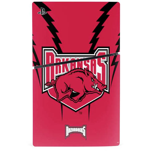 University of Arkansas-Fayetteville Razorbacks PS5 Slim Digital Edition Bundle Skin