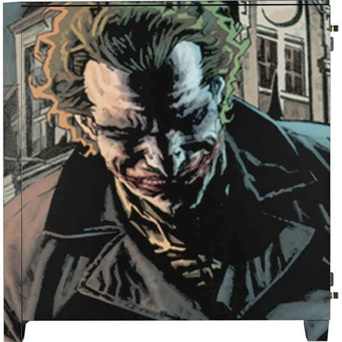 DC Comics The Joker Walking Dark Grounds Comic Art By Lee Bermejo Corsair 4000D Tempered Glass Mid-Tower ATX Case Skin