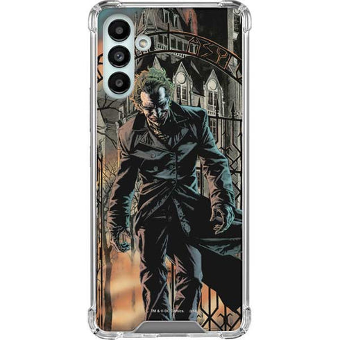 DC Comics The Joker Walking Dark Grounds Comic Art By Lee Bermejo Galaxy A13 5G Clear Case