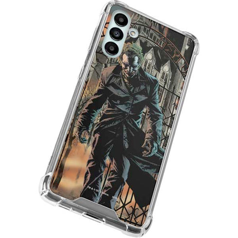 DC Comics The Joker Walking Dark Grounds Comic Art By Lee Bermejo Galaxy A13 5G Clear Case