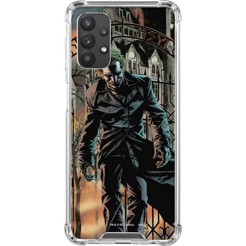 DC Comics The Joker Walking Dark Grounds Comic Art By Lee Bermejo Galaxy A32 5G Clear Case