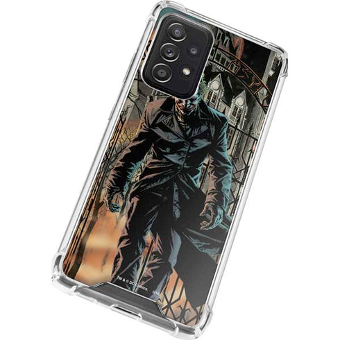 DC Comics The Joker Walking Dark Grounds Comic Art By Lee Bermejo Galaxy A52 5G Clear Case