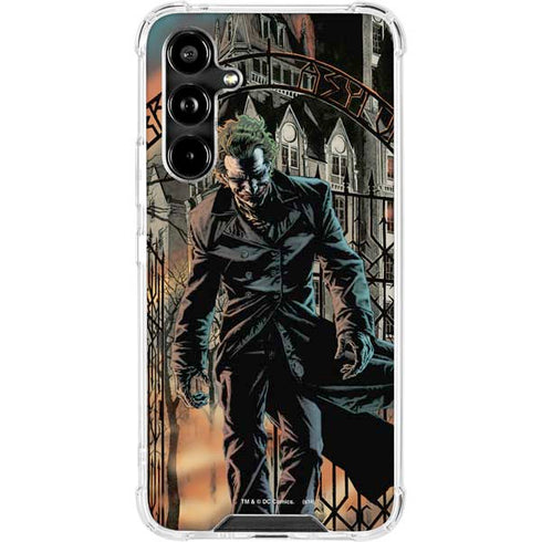 DC Comics The Joker Walking Dark Grounds Comic Art By Lee Bermejo Galaxy A54 5G Clear Case