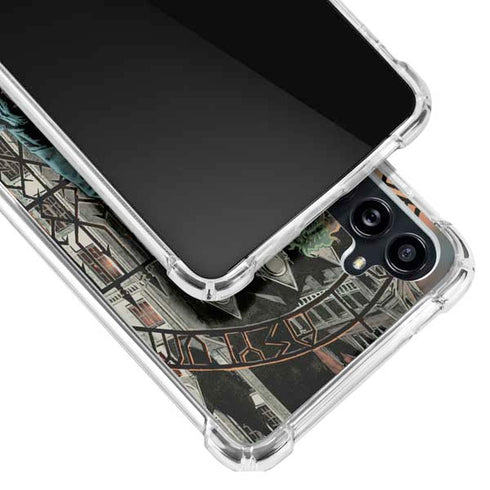 DC Comics The Joker Walking Dark Grounds Comic Art By Lee Bermejo Galaxy A54 5G Clear Case