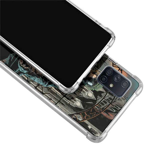 DC Comics The Joker Walking Dark Grounds Comic Art By Lee Bermejo Galaxy A71 5G Clear Case