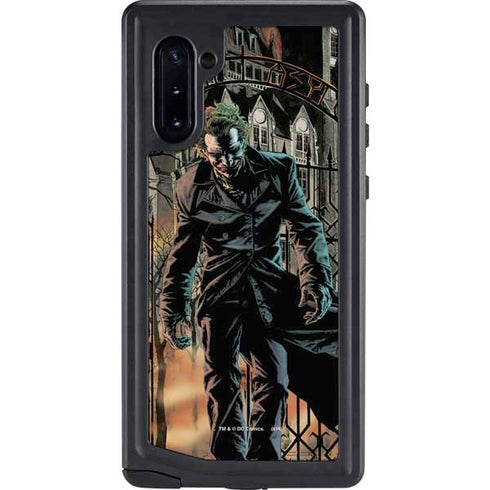 DC Comics The Joker Walking Dark Grounds Comic Art By Lee Bermejo Galaxy Note 10 Waterproof Case