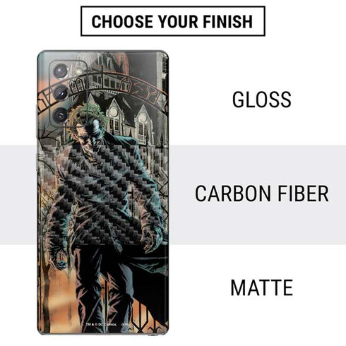 DC Comics The Joker Walking Dark Grounds Comic Art By Lee Bermejo Galaxy Note20 5G Skin