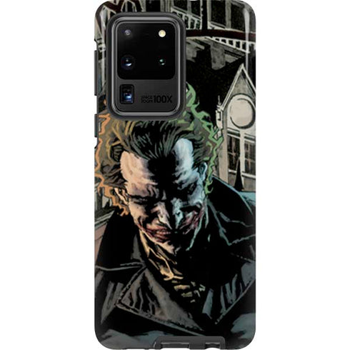 DC Comics The Joker Walking Dark Grounds Comic Art By Lee Bermejo Galaxy S20 Ultra 5G Pro Case