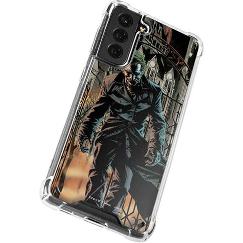 DC Comics The Joker Walking Dark Grounds Comic Art By Lee Bermejo Galaxy S21 5G Clear Case