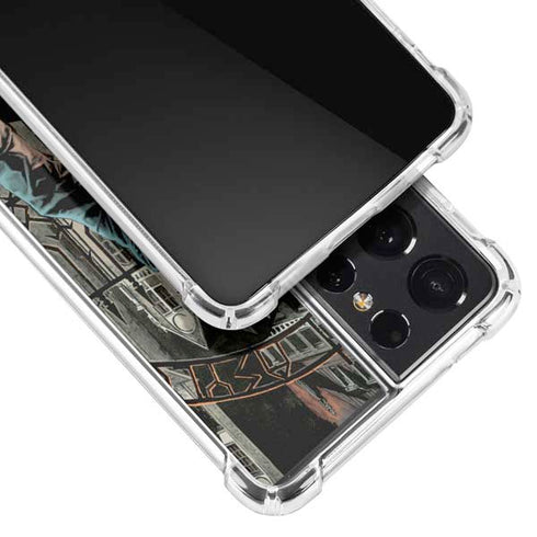 DC Comics The Joker Walking Dark Grounds Comic Art By Lee Bermejo Galaxy S21 Ultra 5G Clear Case