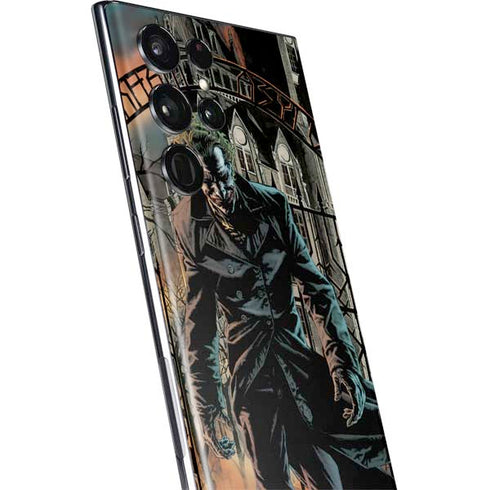 DC Comics The Joker Walking Dark Grounds Comic Art By Lee Bermejo Galaxy S22 Ultra Skin