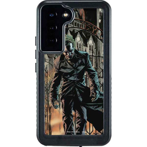 DC Comics The Joker Walking Dark Grounds Comic Art By Lee Bermejo Galaxy S23 Plus Waterproof Case