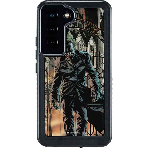 DC Comics The Joker Walking Dark Grounds Comic Art By Lee Bermejo Galaxy S23 Waterproof Case