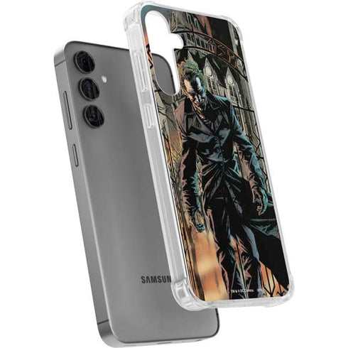 DC Comics The Joker Walking Dark Grounds Comic Art By Lee Bermejo Galaxy S24 Plus Clear Case