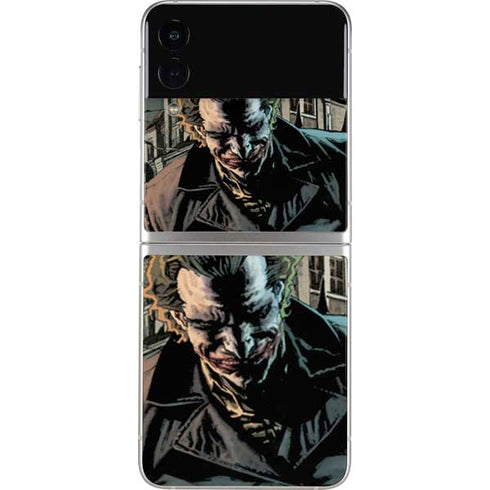 DC Comics The Joker Walking Dark Grounds Comic Art By Lee Bermejo Galaxy Z Flip3 5G Skin