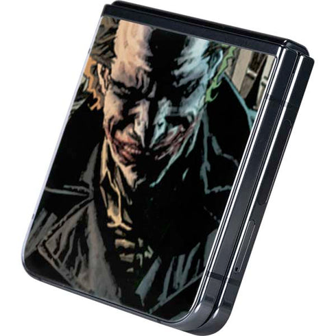 DC Comics The Joker Walking Dark Grounds Comic Art By Lee Bermejo Galaxy Z Flip5 5G Skin