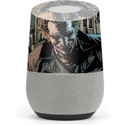 DC Comics The Joker Walking Dark Grounds Comic Art By Lee Bermejo Google Home Skin