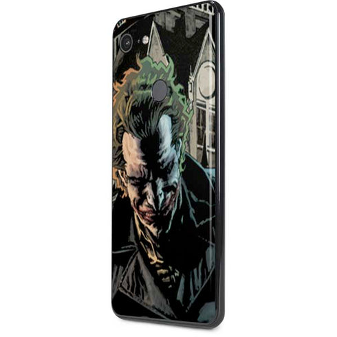 DC Comics The Joker Walking Dark Grounds Comic Art By Lee Bermejo Google Pixel 3 XL Skin