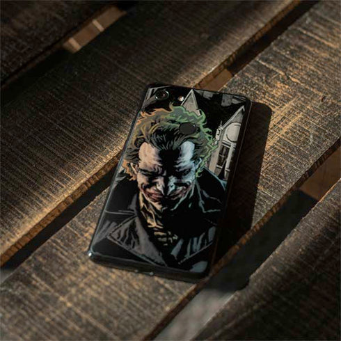 DC Comics The Joker Walking Dark Grounds Comic Art By Lee Bermejo Google Pixel 3 XL Skin