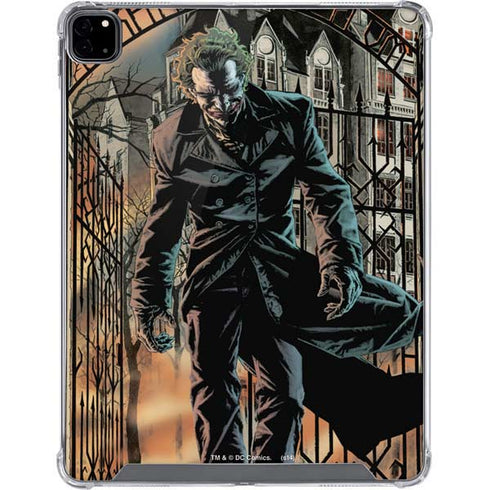 DC Comics The Joker Walking Dark Grounds Comic Art By Lee Bermejo iPad Pro 12.9in (2020) Clear Case