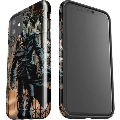 DC Comics The Joker Walking Dark Grounds Comic Art By Lee Bermejo iPhone 11 Impact Case